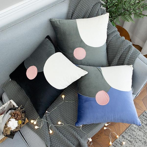 cushion/decorative pillow soft velvet embroidery decorative case pink grey cushion cover for sofa square plush home covers
cushion/decorative pillow soft velvet embroidery decorative case pink grey cushion cover for sofa square plush home covers