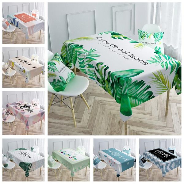 table cloth tablecloth waterproof green plant printed rectangular household dining room cover coffee for living
table cloth tablecloth waterproof green plant printed rectangular household dining room cover coffee for living