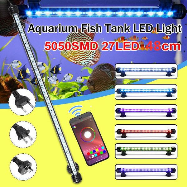aquariums lighting 48cm led aquarium light 27 fish tank bluetooth app rgb color changing underwater submersible glass lights
aquariums lighting 48cm led aquarium light 27 fish tank bluetooth app rgb color changing underwater submersible glass lights
