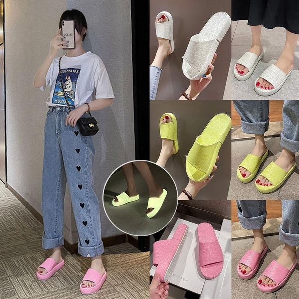 sandals 2021 fashion women thick platform slippers soft pu anti-slip lovers home floor slides ladies summer beach shoes men, Black
sandals 2021 fashion women thick platform slippers soft pu anti-slip lovers home floor slides ladies summer beach shoes men, Black