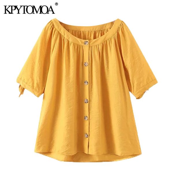 women fashion with bow tied loose blouses vintage short sleeve button-up female shirts blusas chic 210416, White
women fashion with bow tied loose blouses vintage short sleeve button-up female shirts blusas chic 210416, White