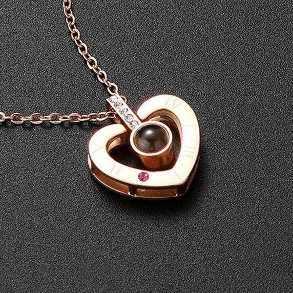 pendant necklaces korean version alloy fashion love memory projection necklace temperament was thin clavicle chain female jewelry, Silver
pendant necklaces korean version alloy fashion love memory projection necklace temperament was thin clavicle chain female jewelry, Silver
