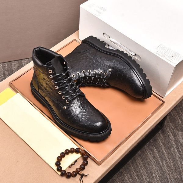 mens designer classic ankle boots classic genuine leather brand casual martin boots men hiking sports trainer sneakers size 38-45, Black
mens designer classic ankle boots classic genuine leather brand casual martin boots men hiking sports trainer sneakers size 38-45, Black