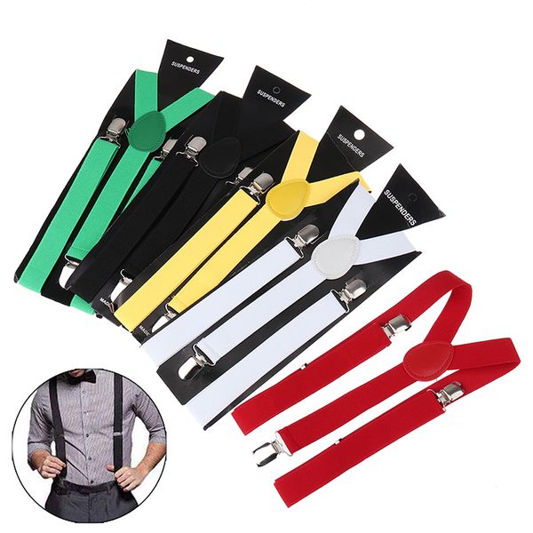 adjustable elasticated suspender straps women men y shape elastic clip-on suspenders pants braces, Black;white
adjustable elasticated suspender straps women men y shape elastic clip-on suspenders pants braces, Black;white