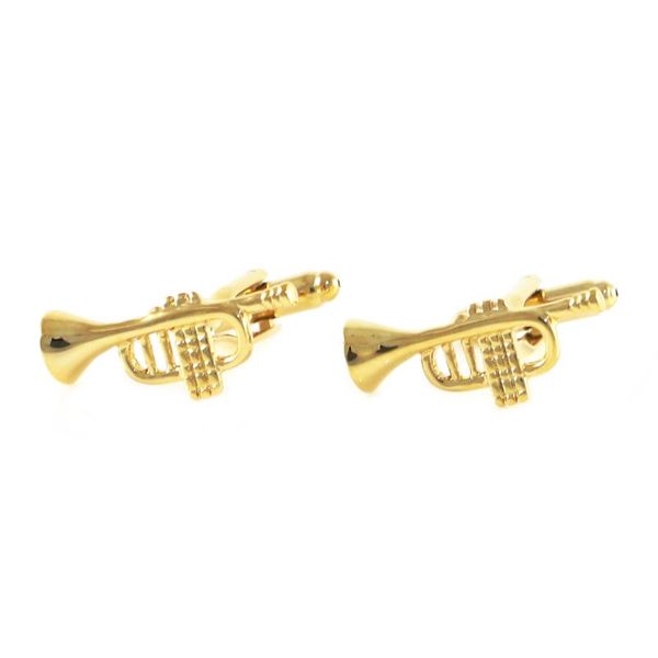 cuff link and tie clip sets trumpet links gold tone music instrument cufflinks father's day birthday, Silver;golden
cuff link and tie clip sets trumpet links gold tone music instrument cufflinks father's day birthday, Silver;golden