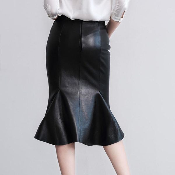 skirts genuine leather skirt women real sheepskin elegant ladies black trumpet office work high waist midi female plus size
skirts genuine leather skirt women real sheepskin elegant ladies black trumpet office work high waist midi female plus size