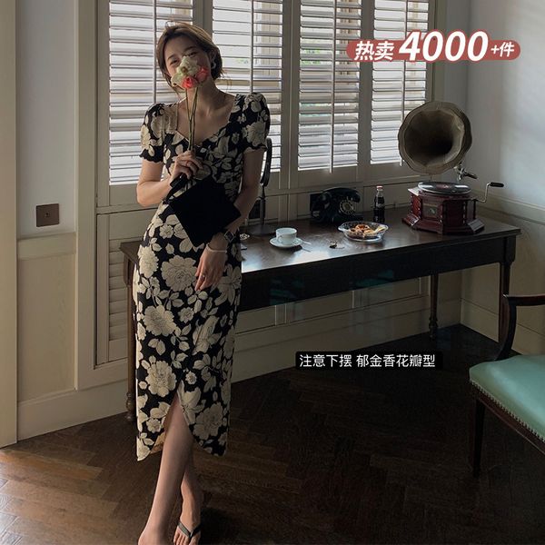 luxury casual dresses about min dign sense improved cheongsam french temperament drs summer thin women's tea break skirt, Black;gray
luxury casual dresses about min dign sense improved cheongsam french temperament drs summer thin women's tea break skirt, Black;gray