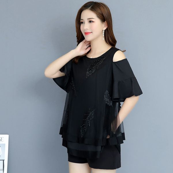 women's blouses & shirts women chiffon shirt summer fashion beading feathers embroidery flare short-sleeve loose blouse pullo, White
women's blouses & shirts women chiffon shirt summer fashion beading feathers embroidery flare short-sleeve loose blouse pullo, White