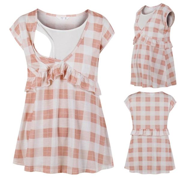 maternity dresses pregnant women clothes for breastfeeding short sleeve t-shirt pregnancy robe allaitement été, White
maternity dresses pregnant women clothes for breastfeeding short sleeve t-shirt pregnancy robe allaitement été, White