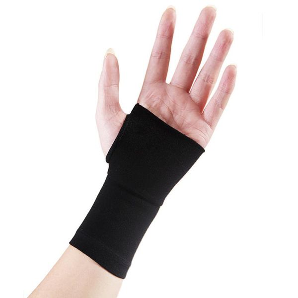 wrist support hand glove weightlifting protect palms elastic brace sports fitness protective wristband band gloves, Black;red
wrist support hand glove weightlifting protect palms elastic brace sports fitness protective wristband band gloves, Black;red
