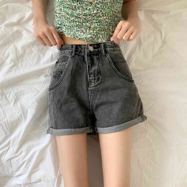 women's super fire ins curly jeans summer new a-line high waist shorts loose and thin pants fashion, White;black
women's super fire ins curly jeans summer new a-line high waist shorts loose and thin pants fashion, White;black