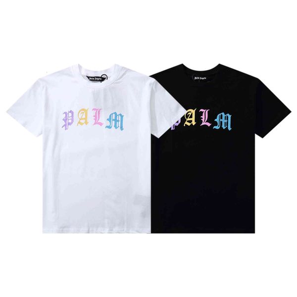 t shirt 2021 summer color letter printed pa short sleeve high street couples fashion, White;black
t shirt 2021 summer color letter printed pa short sleeve high street couples fashion, White;black