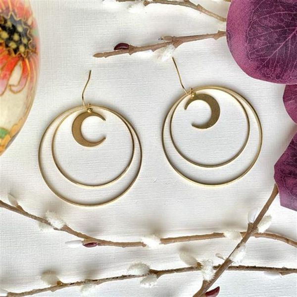 dangle & chandelier moon hoop earrings drop celestial phase hoops crescent creativity boho punk witch jewellery statement fashion women gift, Silver
dangle & chandelier moon hoop earrings drop celestial phase hoops crescent creativity boho punk witch jewellery statement fashion women gift, Silver