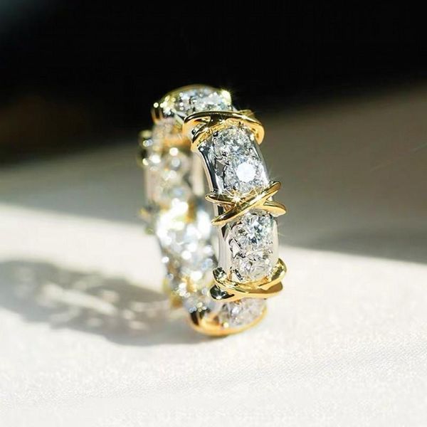cluster rings brand 10kt gold filled 5a zircon cz yellow cross eternal wedding band for women 925 silver jewelry, Golden;silver
cluster rings brand 10kt gold filled 5a zircon cz yellow cross eternal wedding band for women 925 silver jewelry, Golden;silver