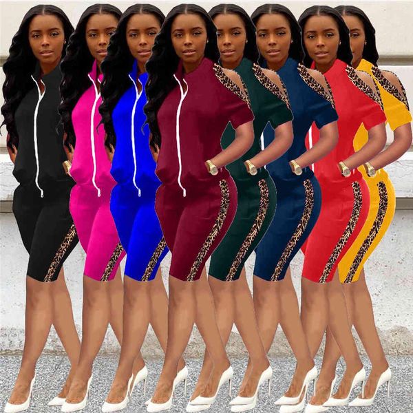 women sports tracksuits designers clothes 2021 leopard pattern off shoulder fashion short set summer dresses jogger sweat, Gray
women sports tracksuits designers clothes 2021 leopard pattern off shoulder fashion short set summer dresses jogger sweat, Gray