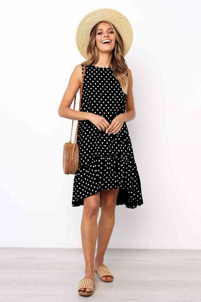 street style dresses 011518 summer beach women boho es polka dot print sleeveless ruffle hem midi loose plus size z53l, Black;pink
street style dresses 011518 summer beach women boho es polka dot print sleeveless ruffle hem midi loose plus size z53l, Black;pink