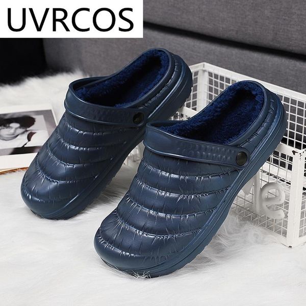 slippers winter men's sandals waterproof non-slip home leather women warm indoor cotton shoes ladies soft slipperscouples, Black
slippers winter men's sandals waterproof non-slip home leather women warm indoor cotton shoes ladies soft slipperscouples, Black