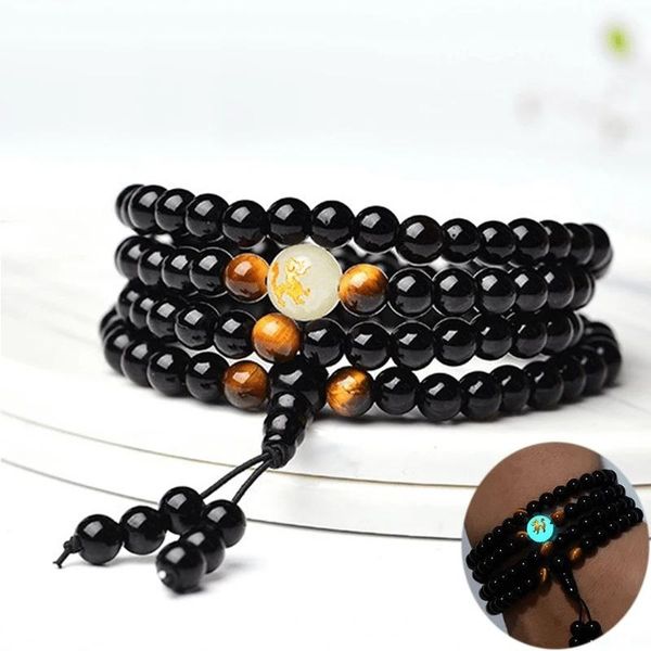 beaded, strands 6/8mm luminous dragon 108 mala bracelet buddha beads men women friend gift charm strand jewelry, Black
beaded, strands 6/8mm luminous dragon 108 mala bracelet buddha beads men women friend gift charm strand jewelry, Black