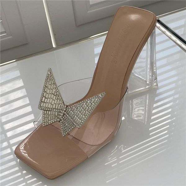 slippers 2021 women summer 11cm high heels slides transparent mules block clear triangle crystal sandals lady fetish shoes, Black
slippers 2021 women summer 11cm high heels slides transparent mules block clear triangle crystal sandals lady fetish shoes, Black