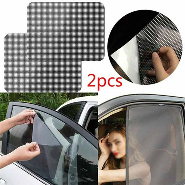 2x car auto side window mesh film windshield net sun shade sticker uv protection sunshade stickers
2x car auto side window mesh film windshield net sun shade sticker uv protection sunshade stickers