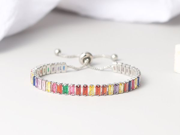 european and american color zircon women's full diamond adjustable crystal tennis chain, Black
european and american color zircon women's full diamond adjustable crystal tennis chain, Black