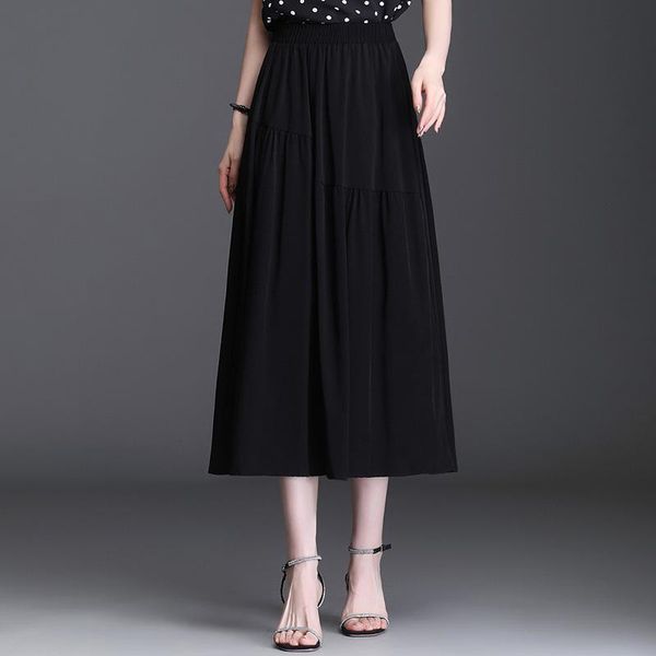 skirts 2021 summer elastic high waist slimming simple black a-line long skirt casual loose wild women pleated
skirts 2021 summer elastic high waist slimming simple black a-line long skirt casual loose wild women pleated