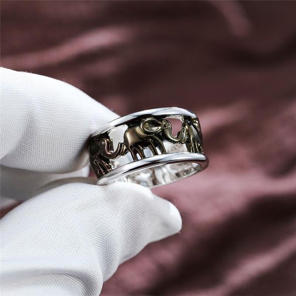 wedding rings unique female black gold animal ring charm silver color hollow for women vintage bridal elephant engagement, Slivery;golden
wedding rings unique female black gold animal ring charm silver color hollow for women vintage bridal elephant engagement, Slivery;golden