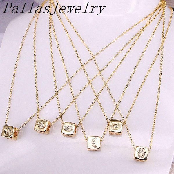 pendant necklaces 10pcs gold color clear-color cz micro pave eye/star/moon spacer beads, cubic zirconia cube copper charms necklace, Silver
pendant necklaces 10pcs gold color clear-color cz micro pave eye/star/moon spacer beads, cubic zirconia cube copper charms necklace, Silver