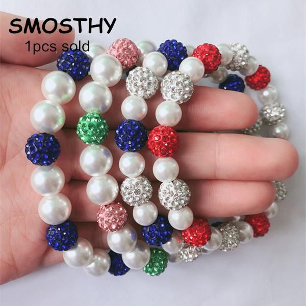 charm bracelets high bling pearl clay stone beads elastic bracelet colors sorority diy available wholesale.ogl152.1pcs, Golden;silver
charm bracelets high bling pearl clay stone beads elastic bracelet colors sorority diy available wholesale.ogl152.1pcs, Golden;silver