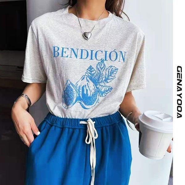 genayooa cotton women's tshirt summer korean harajuku t women clothes o neck short sleeve tee shirt femme 210417, White
genayooa cotton women's tshirt summer korean harajuku t women clothes o neck short sleeve tee shirt femme 210417, White