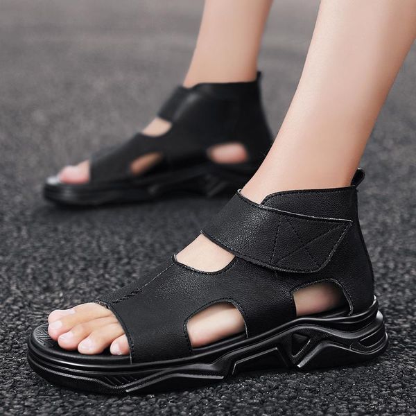 sandals classic wild black men summer soft leather comfortable men's shoes white flat casual
sandals classic wild black men summer soft leather comfortable men's shoes white flat casual