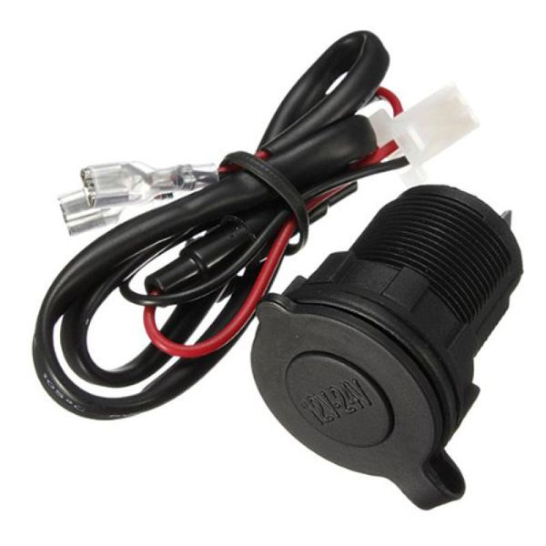 12v/24v universal waterproof car motorcycle boat tractor cigarette lighter outlet socket with 60cm cable (black) other interior accessories
12v/24v universal waterproof car motorcycle boat tractor cigarette lighter outlet socket with 60cm cable (black) other interior accessories