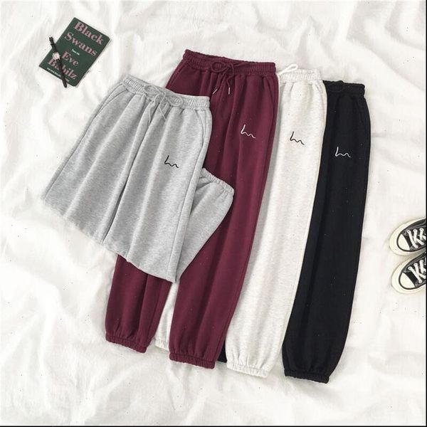 nbsp pants women spring autumn embroidery elastic high waist ladies trousers loose casual beam feet femme, Black;white
nbsp pants women spring autumn embroidery elastic high waist ladies trousers loose casual beam feet femme, Black;white