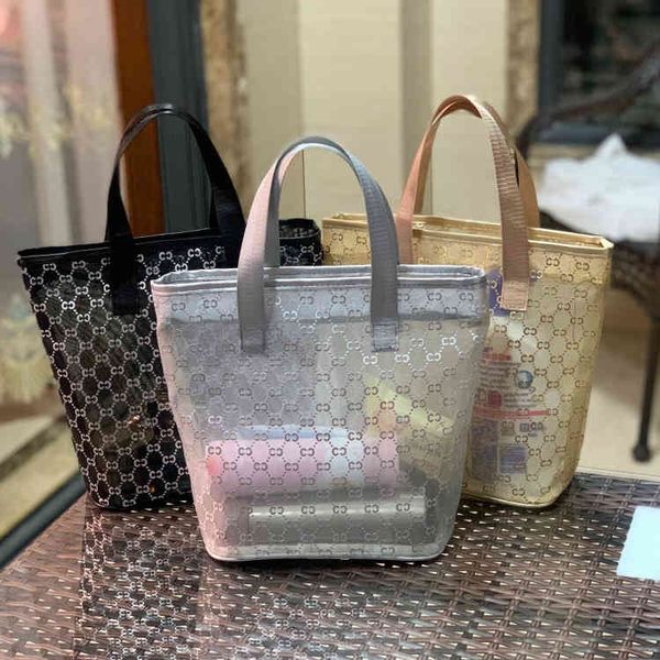 cosmetic bags handbags korean is bronzed transparent gauze bag, wash go to work, shopping, carry women's mommy bag
cosmetic bags handbags korean is bronzed transparent gauze bag, wash go to work, shopping, carry women's mommy bag