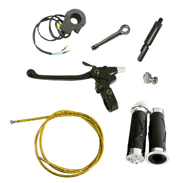 handlebar grip set&clutch lever&colourful clutch line fit 66/80cc motorized bike motorcycle brakes
handlebar grip set&clutch lever&colourful clutch line fit 66/80cc motorized bike motorcycle brakes
