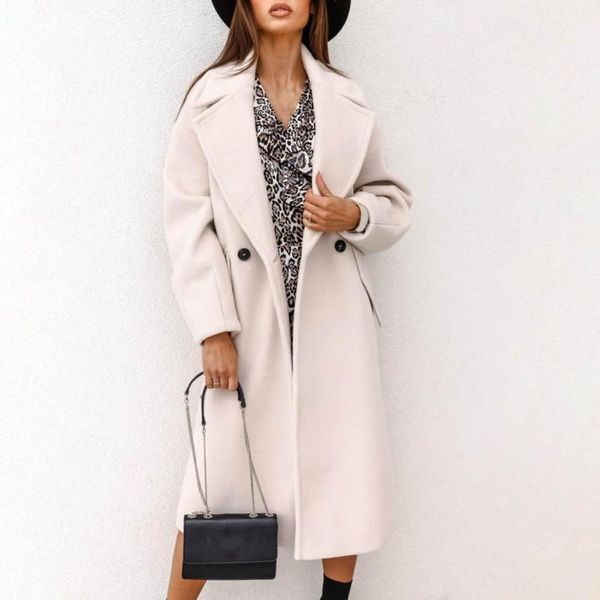 women's jackets long coat lady winter autumn double breasted stylish solid color overcoat, Black;brown
women's jackets long coat lady winter autumn double breasted stylish solid color overcoat, Black;brown