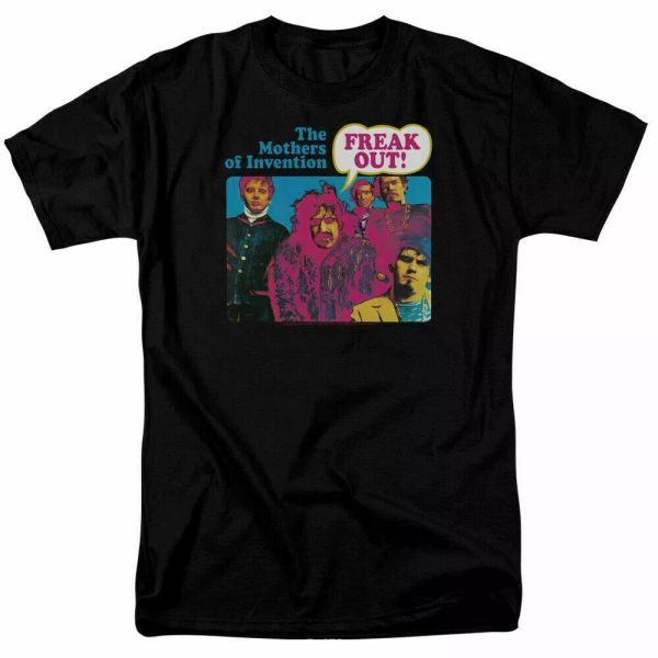 frank zappa freak out t shirt licensed rock n roll music band tee black, White;black
frank zappa freak out t shirt licensed rock n roll music band tee black, White;black