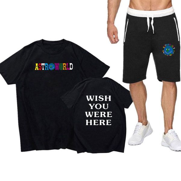 men's tracksuits summer sport track suits tshirts shorts sets travis scowish you were here sleeve short and middle waist, Gray
men's tracksuits summer sport track suits tshirts shorts sets travis scowish you were here sleeve short and middle waist, Gray