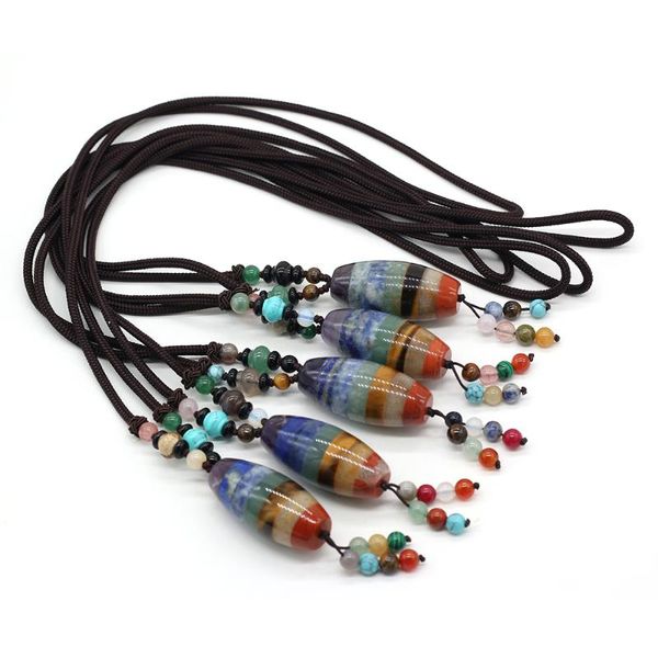 pendant necklaces wholesale 4pcs natural stone striped necklace rope chain exquisite diy jewelry gift decoration, Silver
pendant necklaces wholesale 4pcs natural stone striped necklace rope chain exquisite diy jewelry gift decoration, Silver
