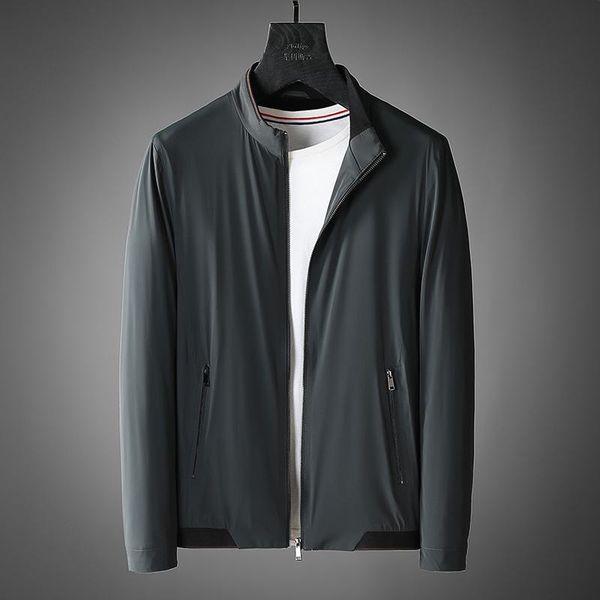 men's jackets 2021 high grade micro elastic fabric autumn winter inner plush jacket business casual stand collar warm coat, Black;brown
men's jackets 2021 high grade micro elastic fabric autumn winter inner plush jacket business casual stand collar warm coat, Black;brown