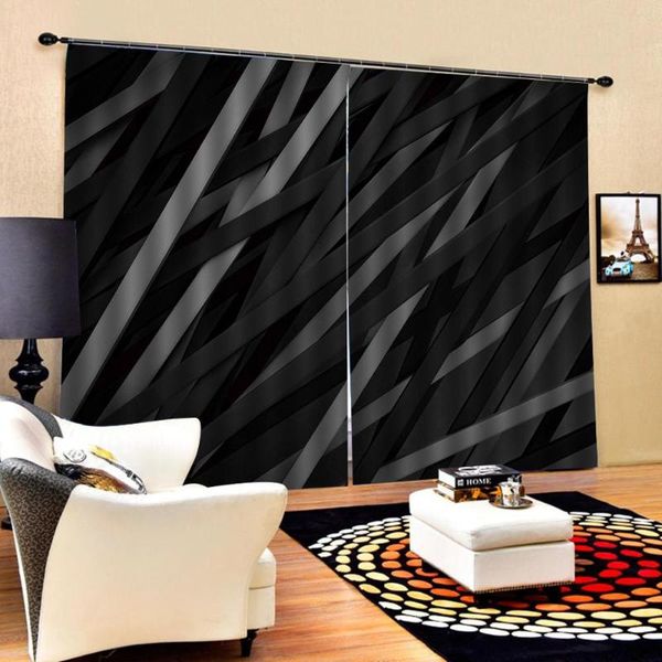 curtain & drapes stripe customized size luxury blackout 3d window curtains for living room grey
curtain & drapes stripe customized size luxury blackout 3d window curtains for living room grey