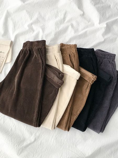 women's pants & capris corduroy slim casual spring elastic high waist solid trousers korean straight nine point p4hw, Black;white
women's pants & capris corduroy slim casual spring elastic high waist solid trousers korean straight nine point p4hw, Black;white