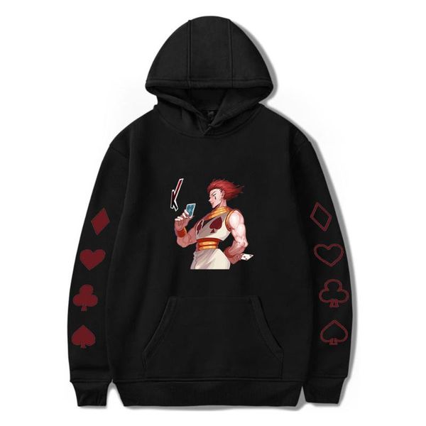men's hoodies & sweatshirts anime hoodie x for women men harajuku sweatshirt streetwear hip hop pullover hooded hisoka cosplay costume, Black
men's hoodies & sweatshirts anime hoodie x for women men harajuku sweatshirt streetwear hip hop pullover hooded hisoka cosplay costume, Black