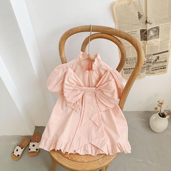 summer girl korean bowknot dress solid short sleeve cute clothes, Red;yellow
summer girl korean bowknot dress solid short sleeve cute clothes, Red;yellow