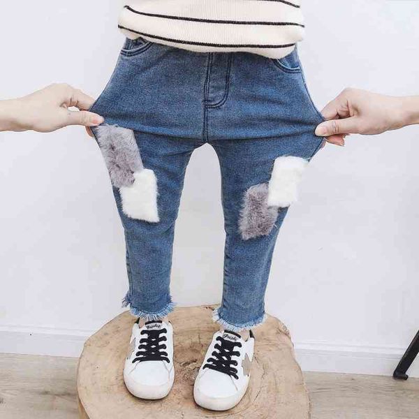 spring toddler kids jean pants for girl boy autumn fur patchwork denim trousers kids girl cowboy jeans clothes for 2 4 5 6 year 210331, Blue
spring toddler kids jean pants for girl boy autumn fur patchwork denim trousers kids girl cowboy jeans clothes for 2 4 5 6 year 210331, Blue
