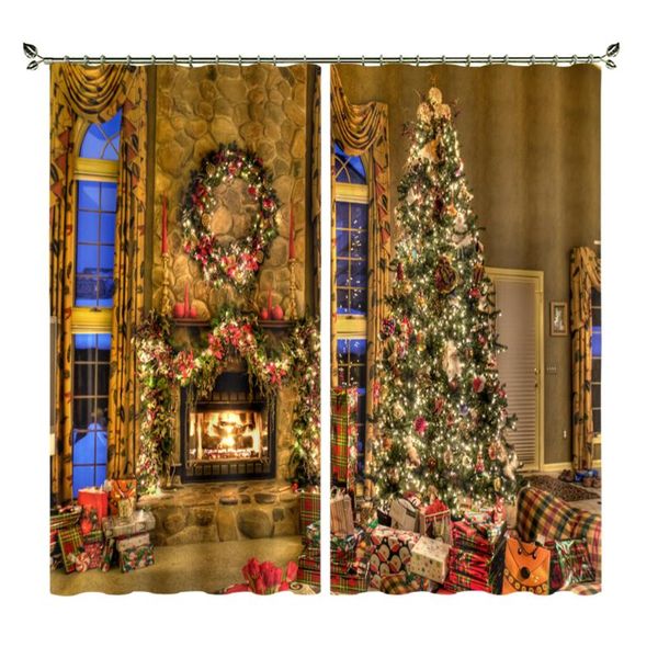 curtain & drapes fireplace and christmas tree custom blackout bedroom living room decoration window
curtain & drapes fireplace and christmas tree custom blackout bedroom living room decoration window