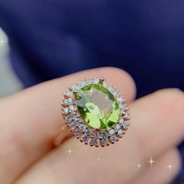 live broadcast 925 silver inlaid natural olivine small fresh temperament female ring engagement gift
live broadcast 925 silver inlaid natural olivine small fresh temperament female ring engagement gift