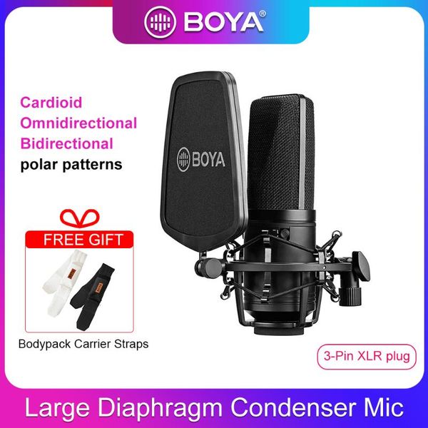 microphones boya m1000 professional large microphone low-cut filter cardioid condenser mic for live recording video studio vlog camera
microphones boya m1000 professional large microphone low-cut filter cardioid condenser mic for live recording video studio vlog camera