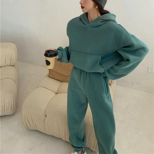 women's hoodies & sweatshirts green setwear women sweatshirt fleece cotton tracksuit casual sports pullover home sweatpants outfits str, Black
women's hoodies & sweatshirts green setwear women sweatshirt fleece cotton tracksuit casual sports pullover home sweatpants outfits str, Black