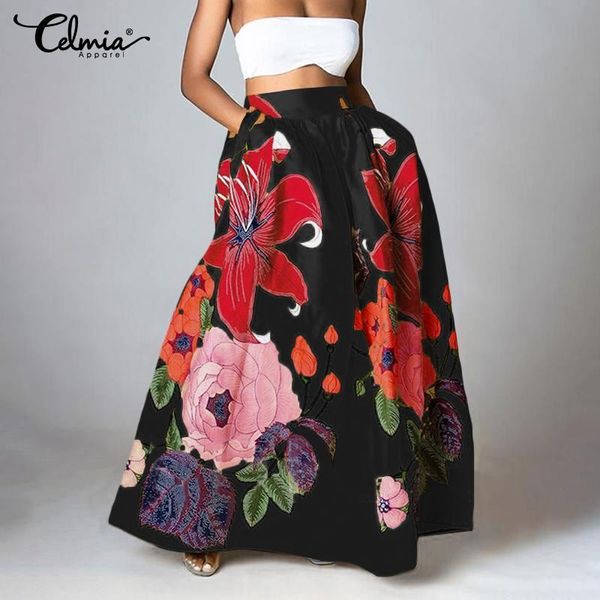 skirts celmia women high waist a-line 2021 fashion bohemian floral printed pleated party beach skirt summer maxi, Black
skirts celmia women high waist a-line 2021 fashion bohemian floral printed pleated party beach skirt summer maxi, Black